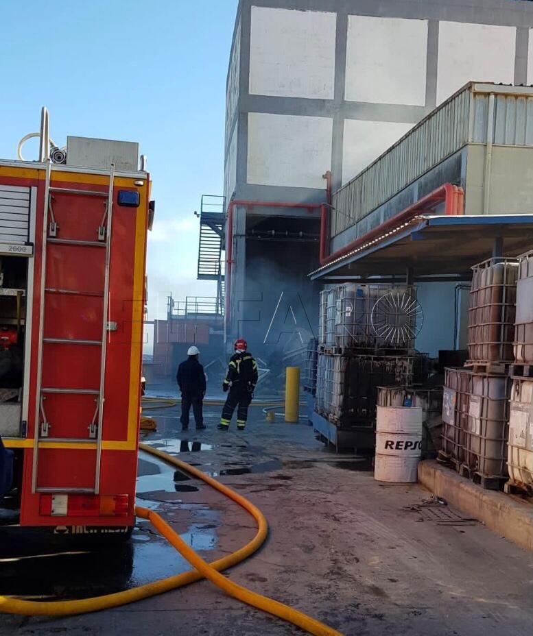 Incendio en la planta de tratamiento de residuos de Remesa
