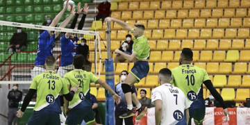Imagen del partido jugado por los melillenses, en tierras santanderinas.