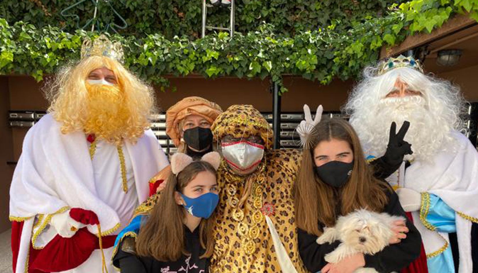 Los niños más solidarios conocen a los Reyes Magos en persona