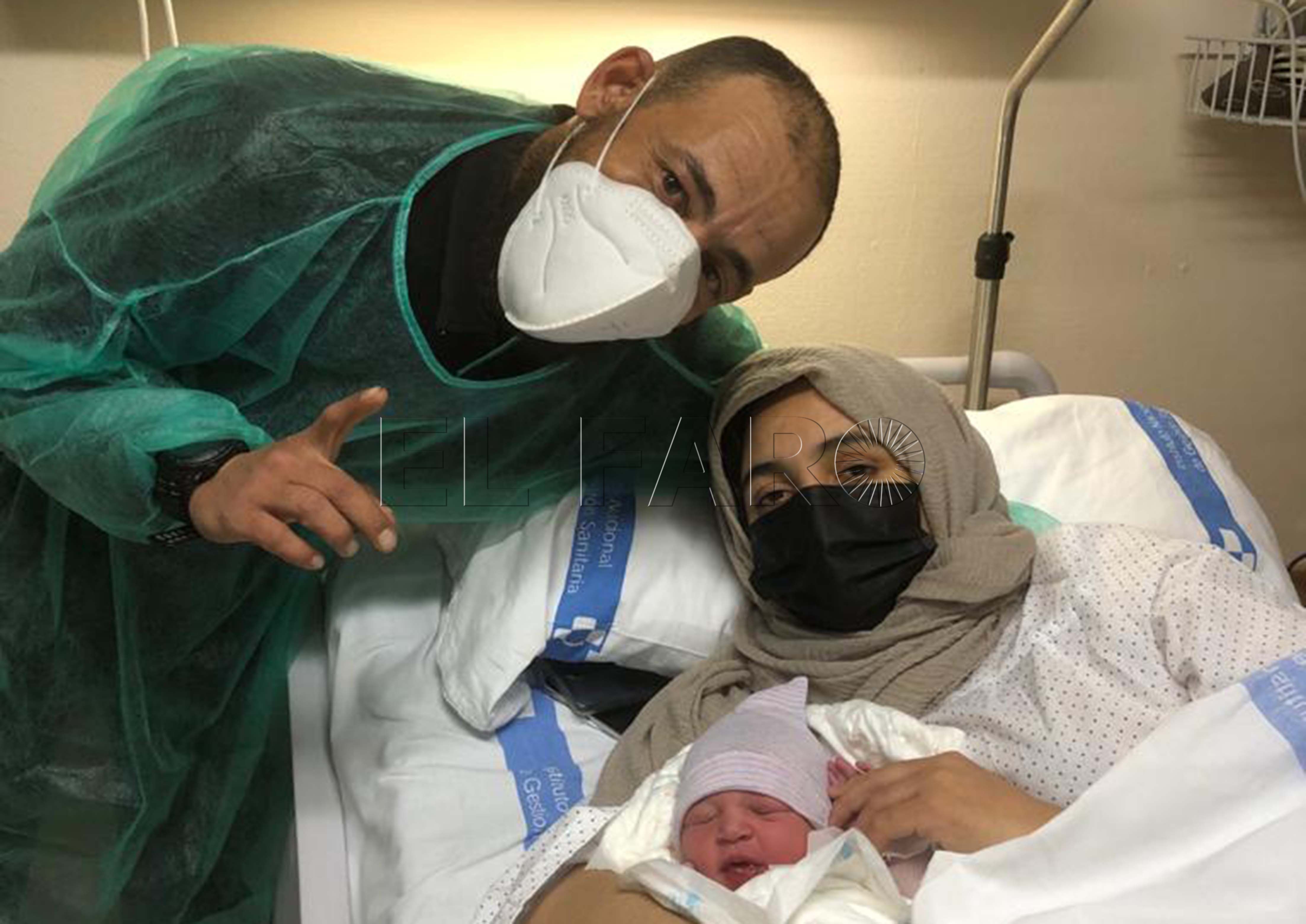 Safia, la primera recién nacida en Melilla de este 2021