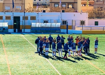 Jugadores de la escuadra del Rusadir.