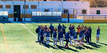 Jugadores de la escuadra del Rusadir.