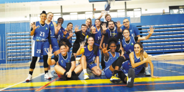Celebración de uno de los triunfos por parte de las melillenses.