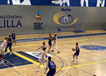 Imagen de uno de los partidos del cuadro melillense.