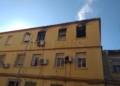 Incendio en una vivienda de la calle Covadonga