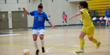 Fabi, en el último partido disputado por el equipo melillense.