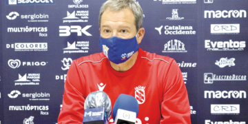 Viadero, en la rueda de prensa.