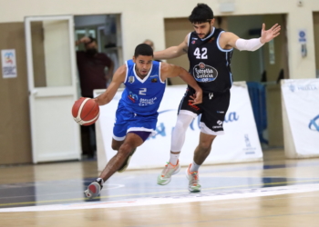 Alec Wintering firmó frente a la escuadra lucense, en la primera vuelta, su mejor partido como azulino.