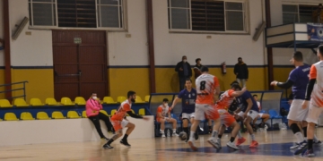 Los melillenses, en uno de sus partidos de esta temporada.