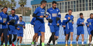 La plantilla unionista está deseosa de que llegue el horario del partido.