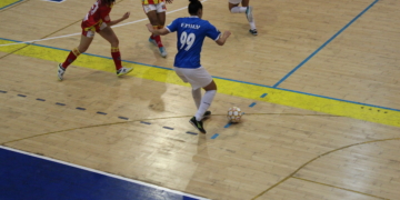 Imagen de uno de los partidos de las melillenses.