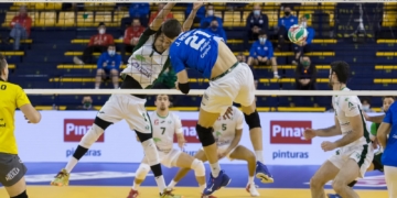 Javier Monfort fue uno de los mejores jugadores del partido.