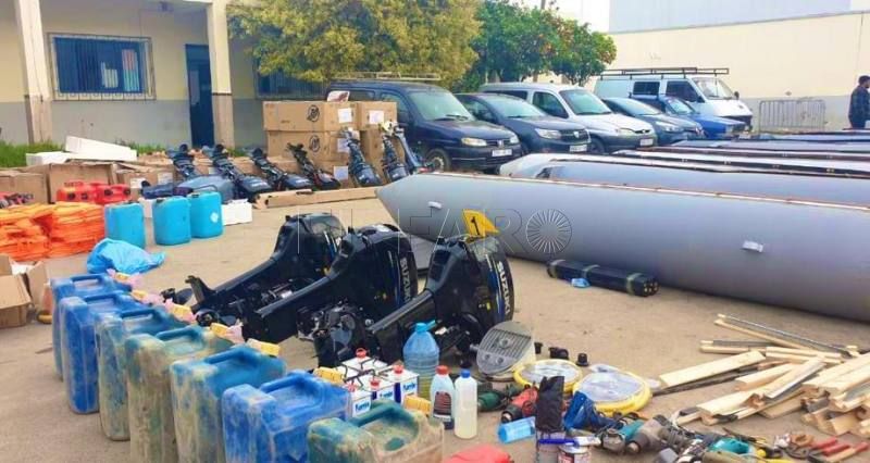 Detenidas 16 personas en Nador por tráfico de drogas y personas