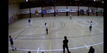 Imagen del partido que se disputó en la tarde de ayer.