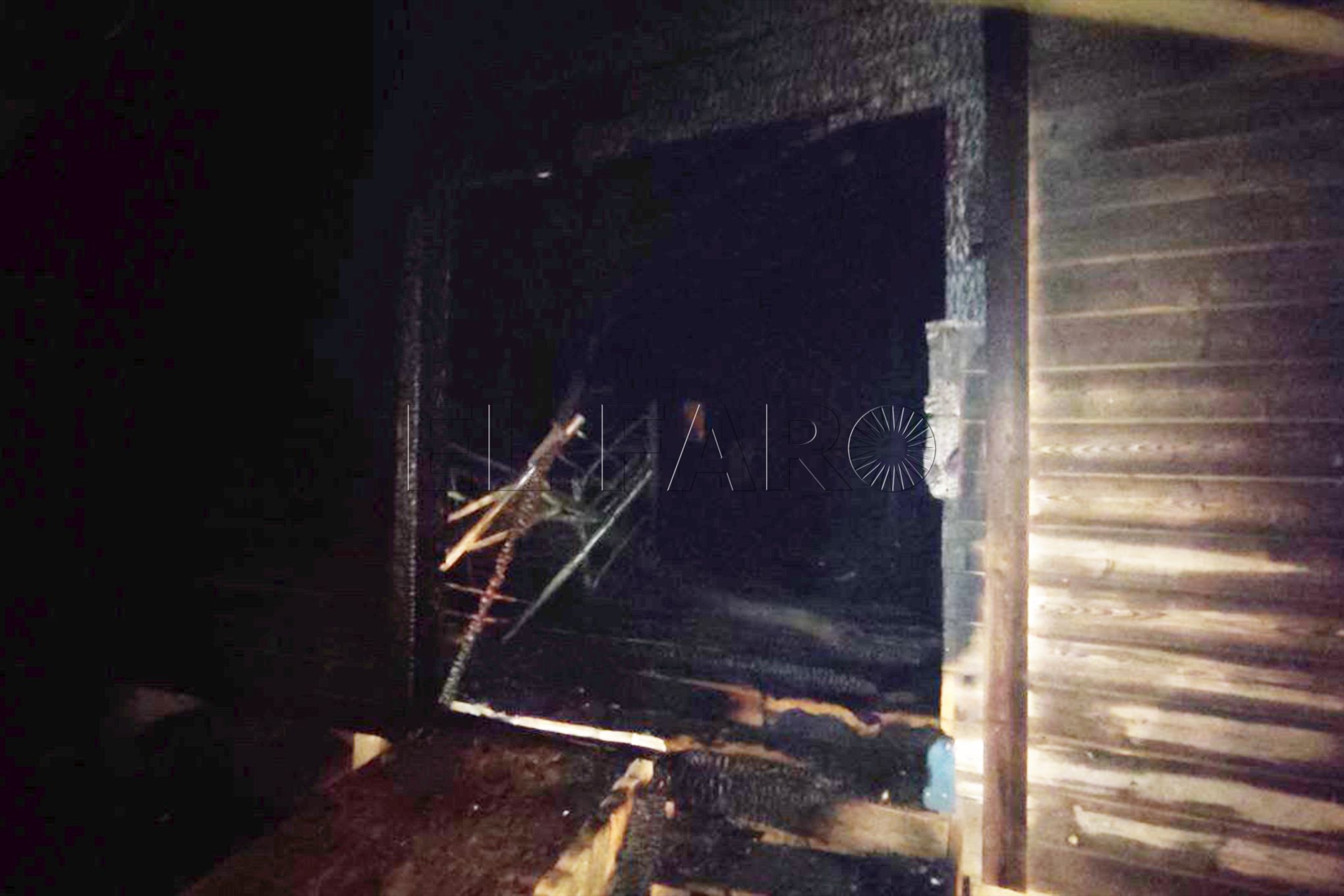 La Guardia Civil investiga incendio en cabañas de centro de acogida de menores