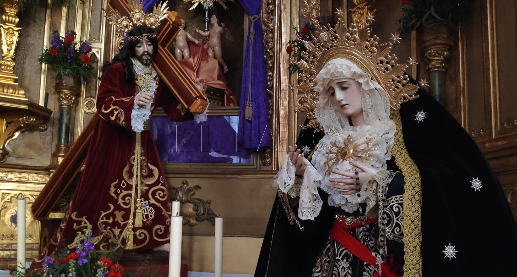 La corona de espinas del Cristo del Socorro, para el Hospital Comarcal