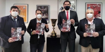 La sede de la Federación Española de Baloncesto fue donde se presentó en la matinal de ayer el libro que versa sobre el baloncesto en nuestra ciudad.