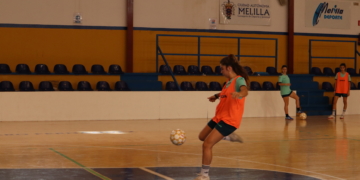 Natalia trabaja duro para contar con más minutos en el primer equipo.