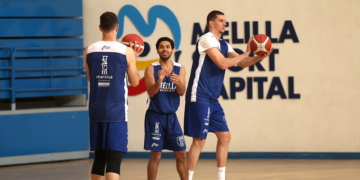 Los jugadores del Decano, en una sesión de entrenamientos.