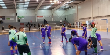 El partido se rompió en la segunda mitad.