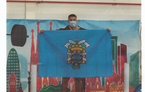 El deportista melillense, en tieras leonesas.