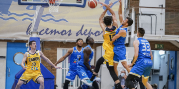Los melillenses jugaron, en momentos puntuales, unos buenos minutos de baloncesto ante los madrileños.