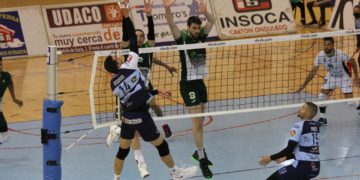 Imagen de uno de los partidos disputados de los cuartos de final de la Superliga.