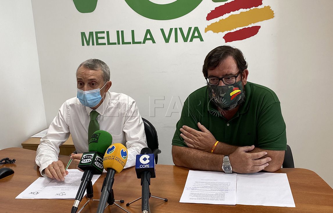 Vox insta a pedir un justificante médico a los ciudadanos que viajen en Melilla