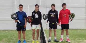 Carlos Barbero y Lucas Pérez participaron el pasado fin de semana en la categoría infantil masculina del TyC Premium I de Salamanca.