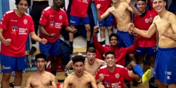 Celebración de uno de los triunfos de esta temporada.