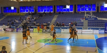 Calentamiento de los melillenses en tierras algecireñas.