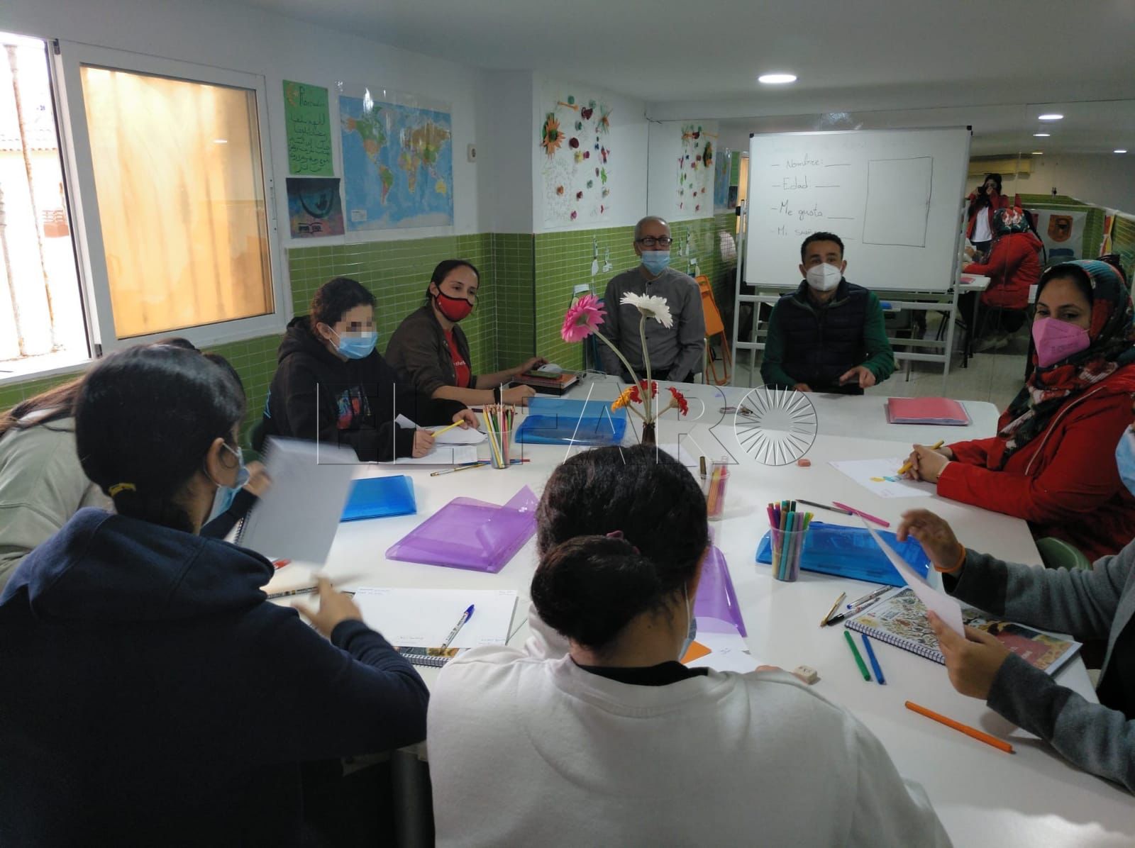 Menores tuteladas reciben clases de alfabetización para su integración