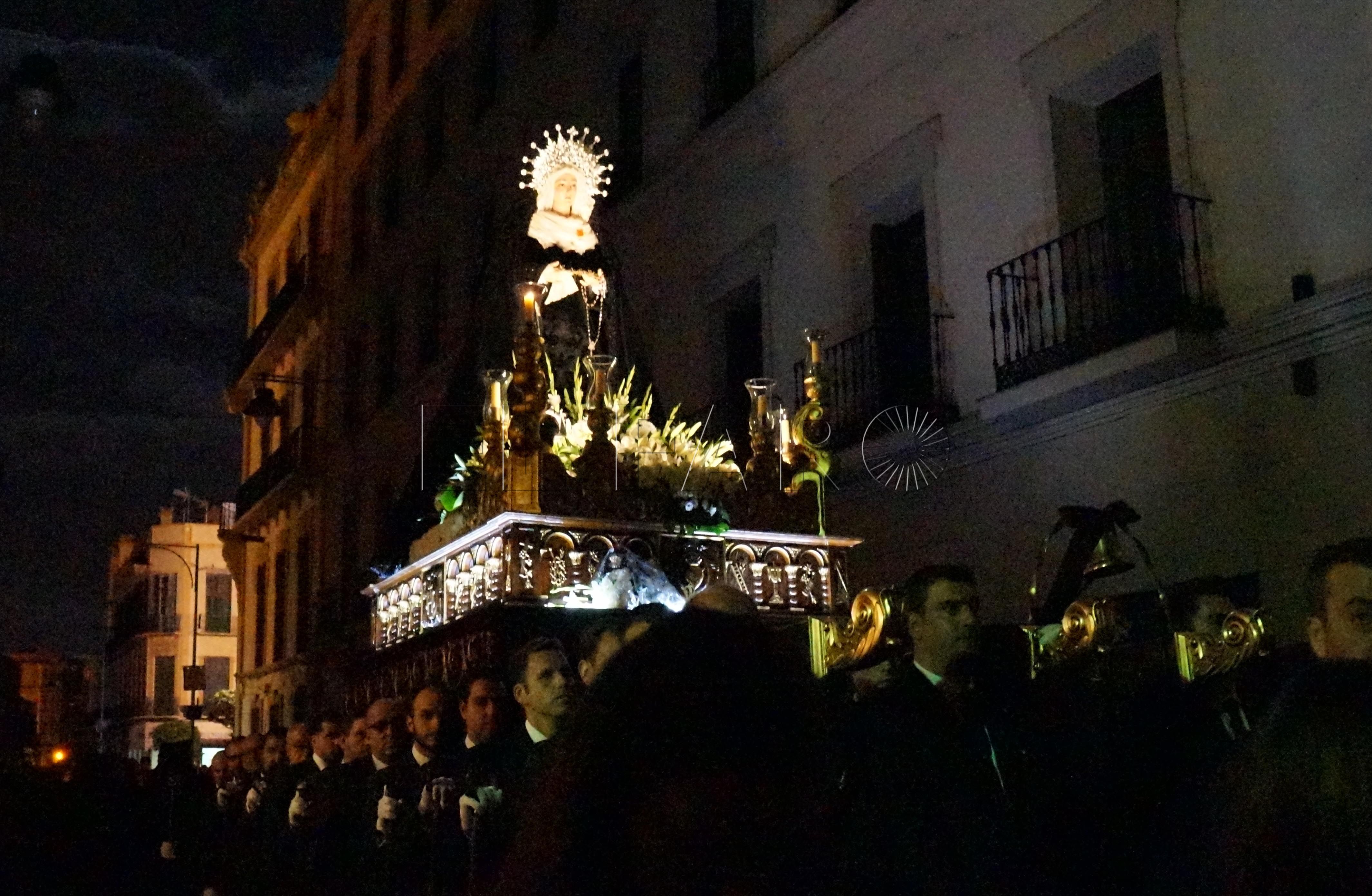El Sagrado Corazón, preparado para la Estación de Penitencia del Viernes Santo
