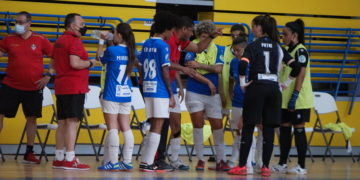 Marcio Santos, técnico de la escuadra melillense, se muestra muy contento con el trabajo que han realizado, a lo largo de toda la temporada, sus jugadoras.