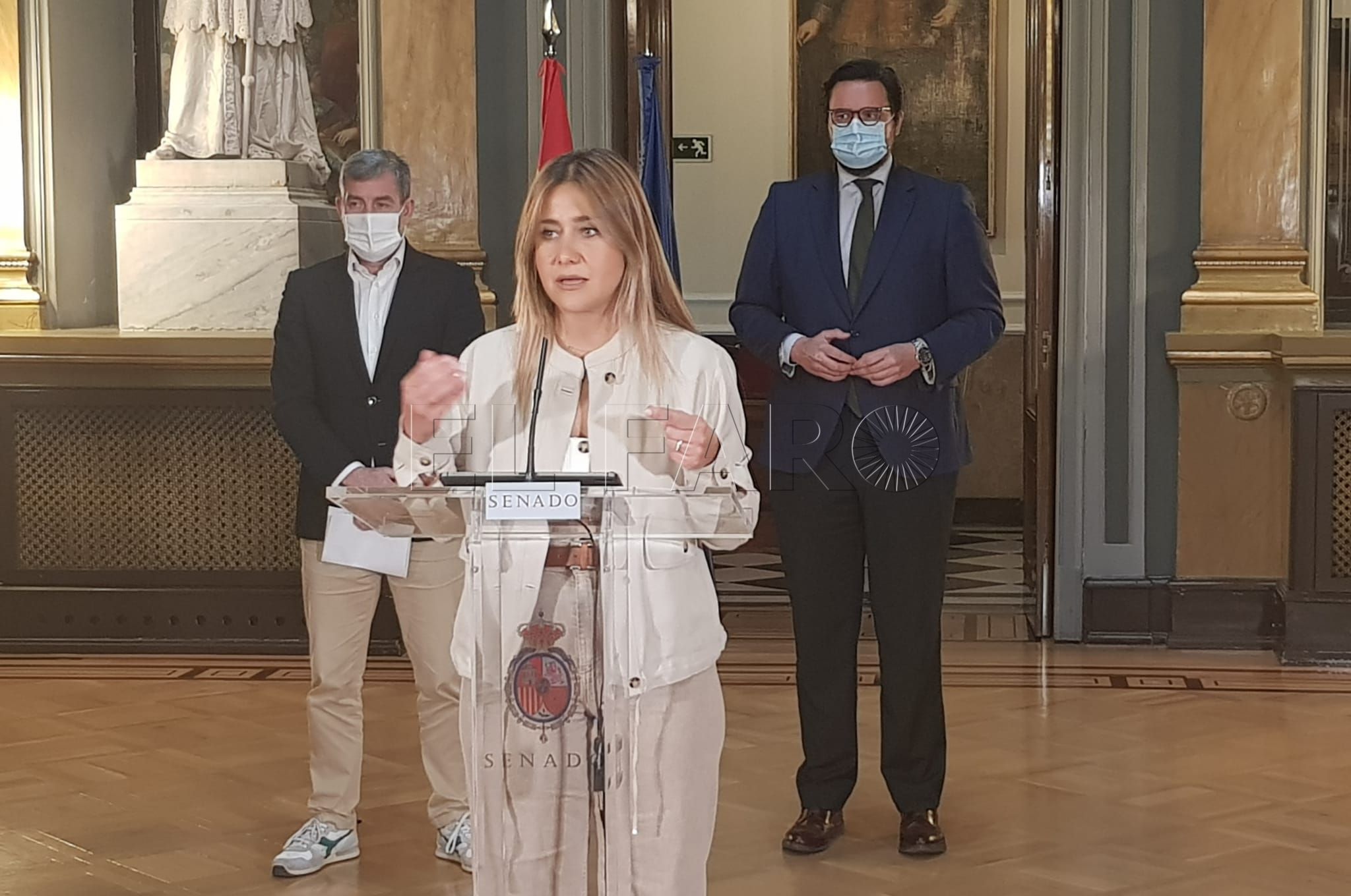 El PP y Coalición Canaria piden comparecencia de Calvo, Marlaska, Escrivá y Laya