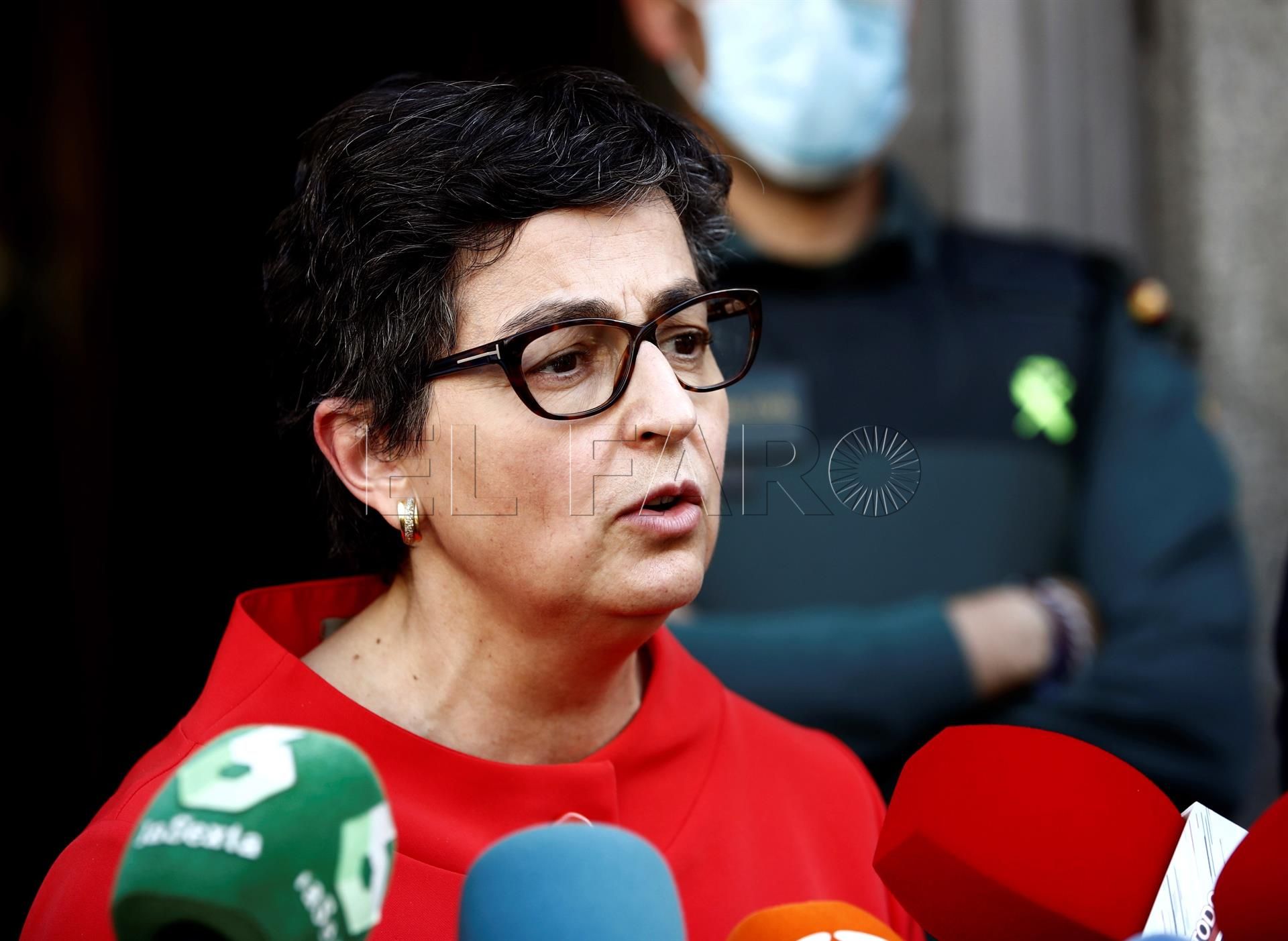 Laya expresa a la embajadora marroquí su rechazo por entrada masiva en Ceuta