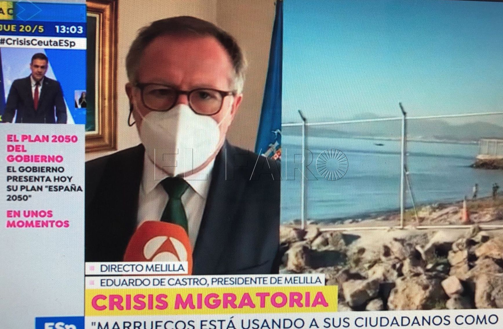 De Castro: se han producido siete intentos de entrada de inmigrantes este mes