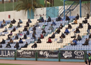 Aficionados, en uno de los partidos de esta temporada.