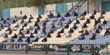 Aficionados, en uno de los partidos de esta temporada.