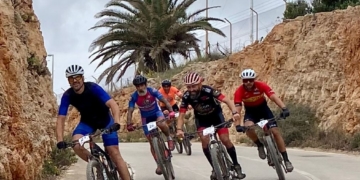 Lo ciclistas melillenses dieron un bonito espectáculo.