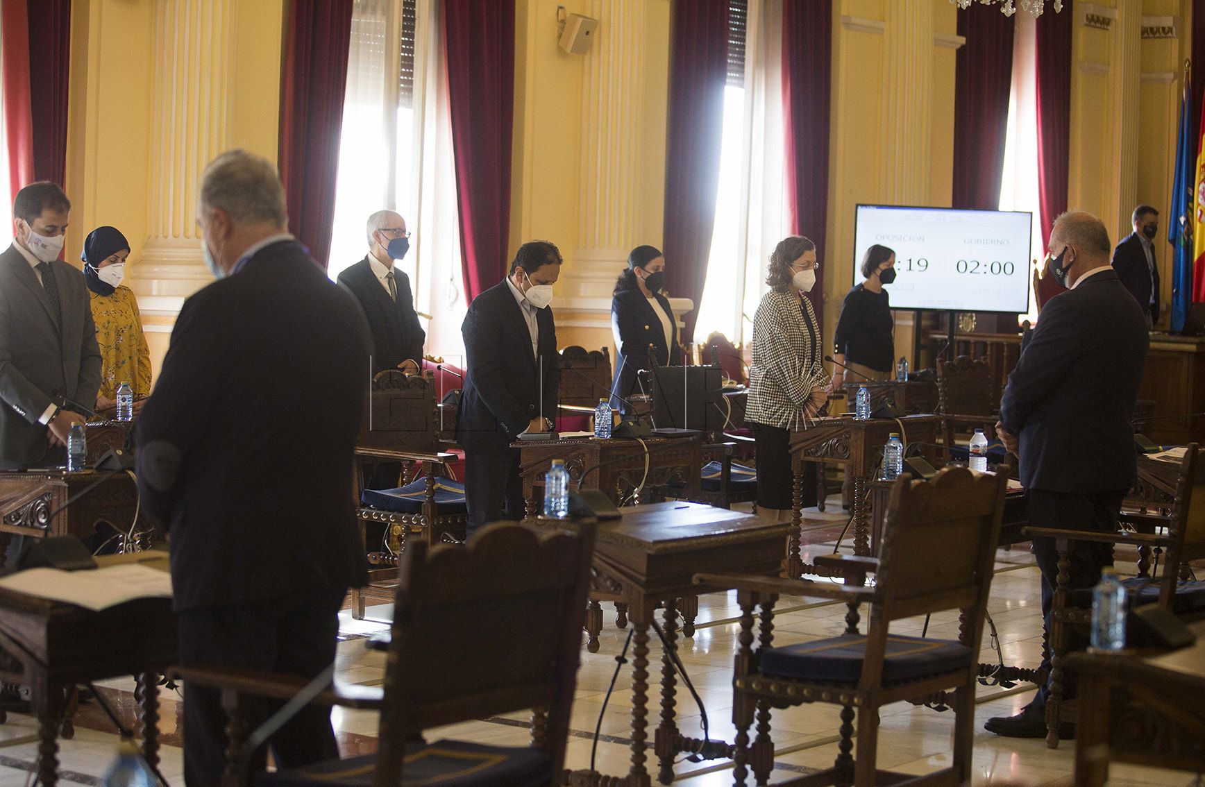 Los partidos de la Asamblea reconocen el buen ritmo de la vacunación en Melilla