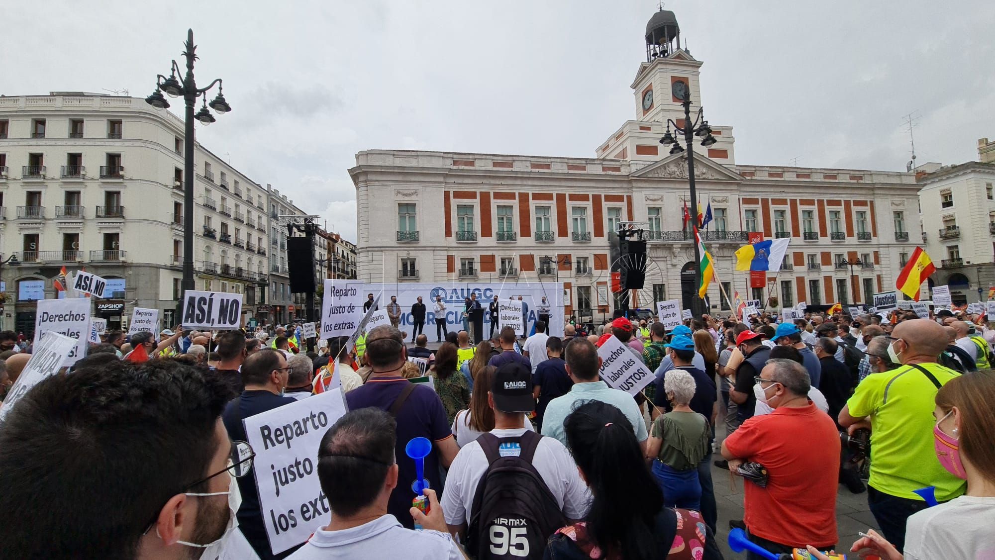AUGC Melilla pide en Madrid mejorar las condiciones laborales de los guardias civiles
