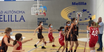 Imagen de uno de los partidos de la liga local.