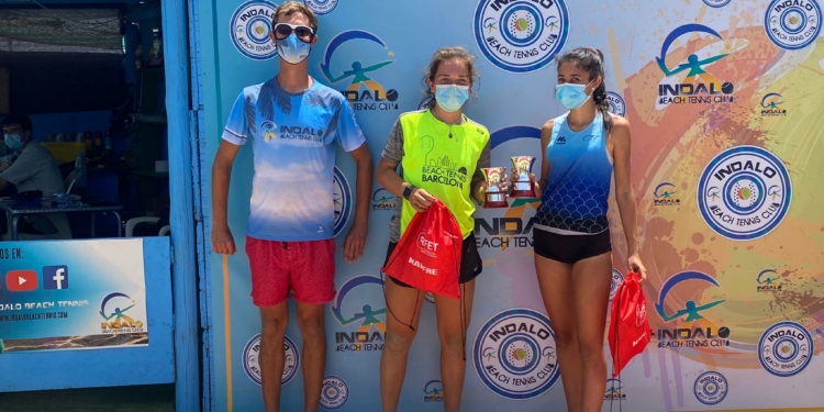 Éxito del tenis playa melillense en la prueba de la Liga Mapfre en Almería