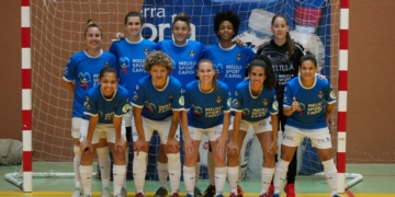 Componentes de la escuadra melillense durante la pasada temporada liguera.
