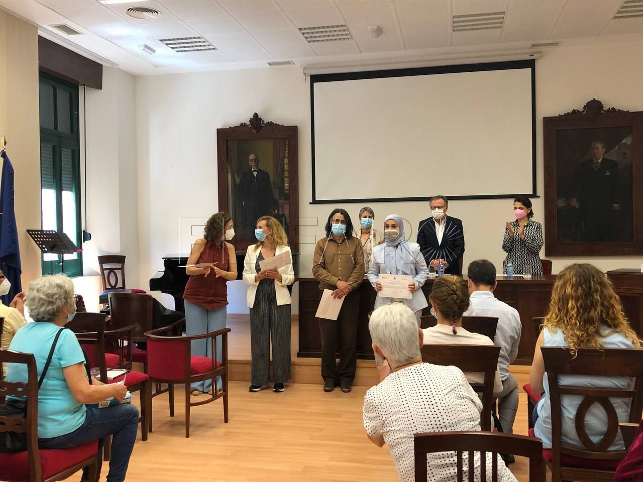 30 alumnos reciben el diploma del taller de 'Prestación de servicios a personas con dependencias asistenciales'