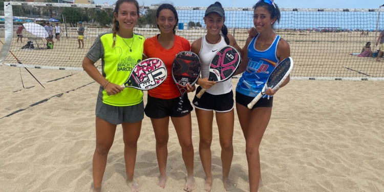 Magníficos resultados melillenses en la Liga Nacional de tenis playa