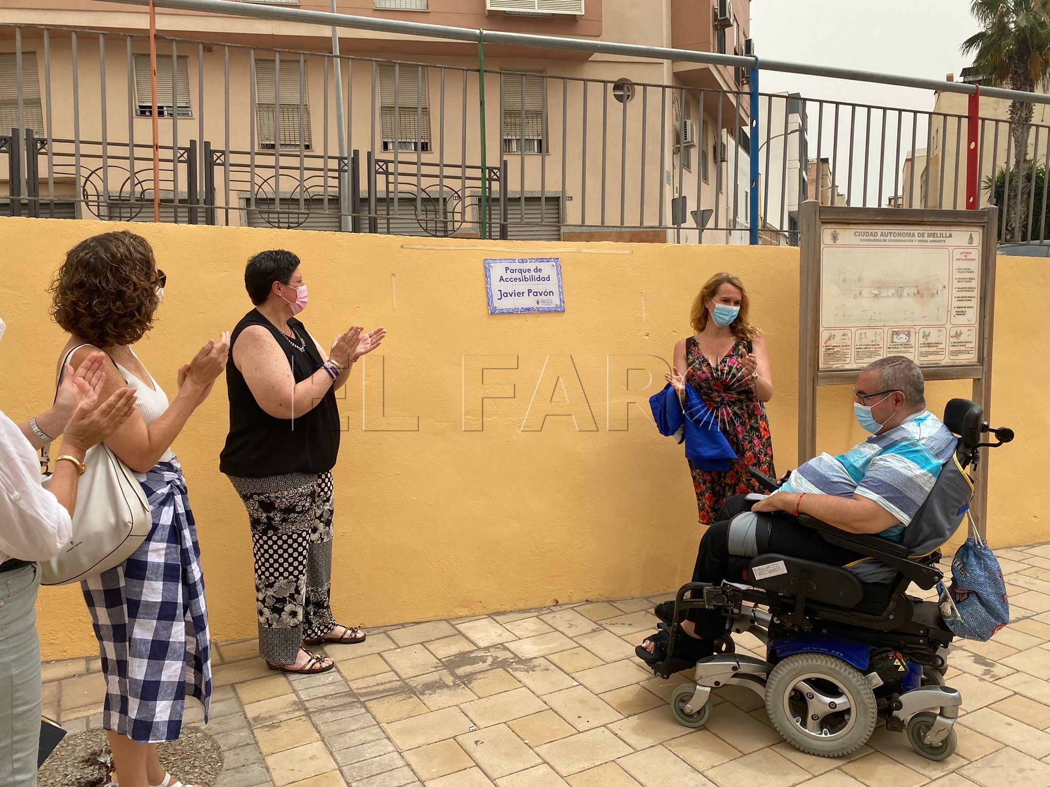 El parque Javier Pavón, un reconocimiento a su trabajo por la accesibilidad en Melilla