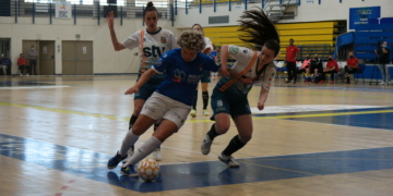 La brasileña, en uno de los partidos del año pasado.