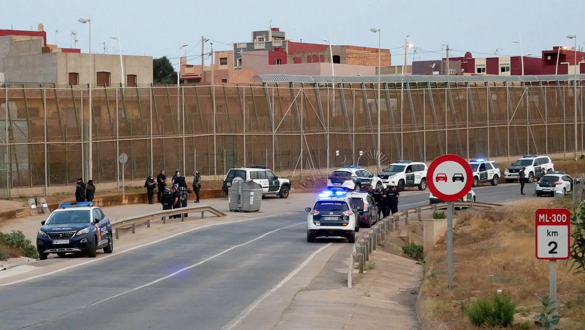Entran tres inmigrantes a Melilla en otra noche de presión migratoria